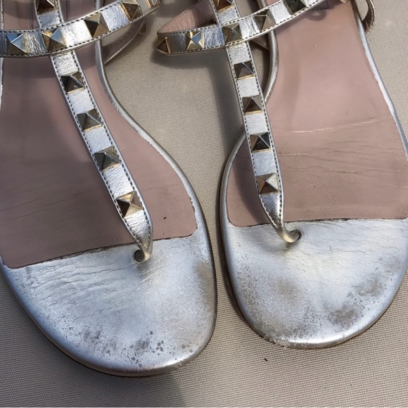 Valentino Rockstud Gold Gladiators. - Picture 5 of 6